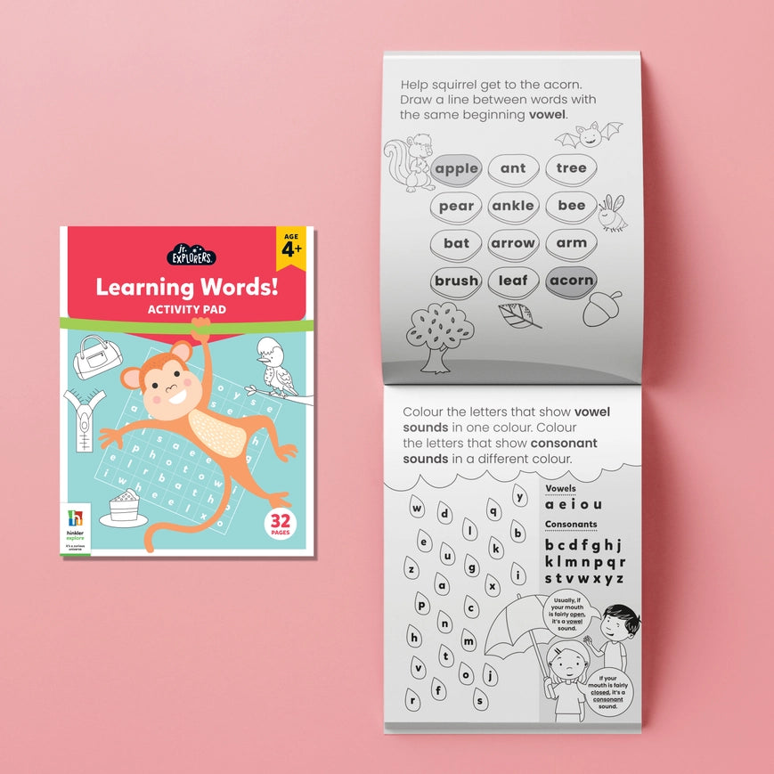 HINKLER JUNIOR EXPLORERS ULTIMATE LEARNING KIT - I'M LEARNING WORDS