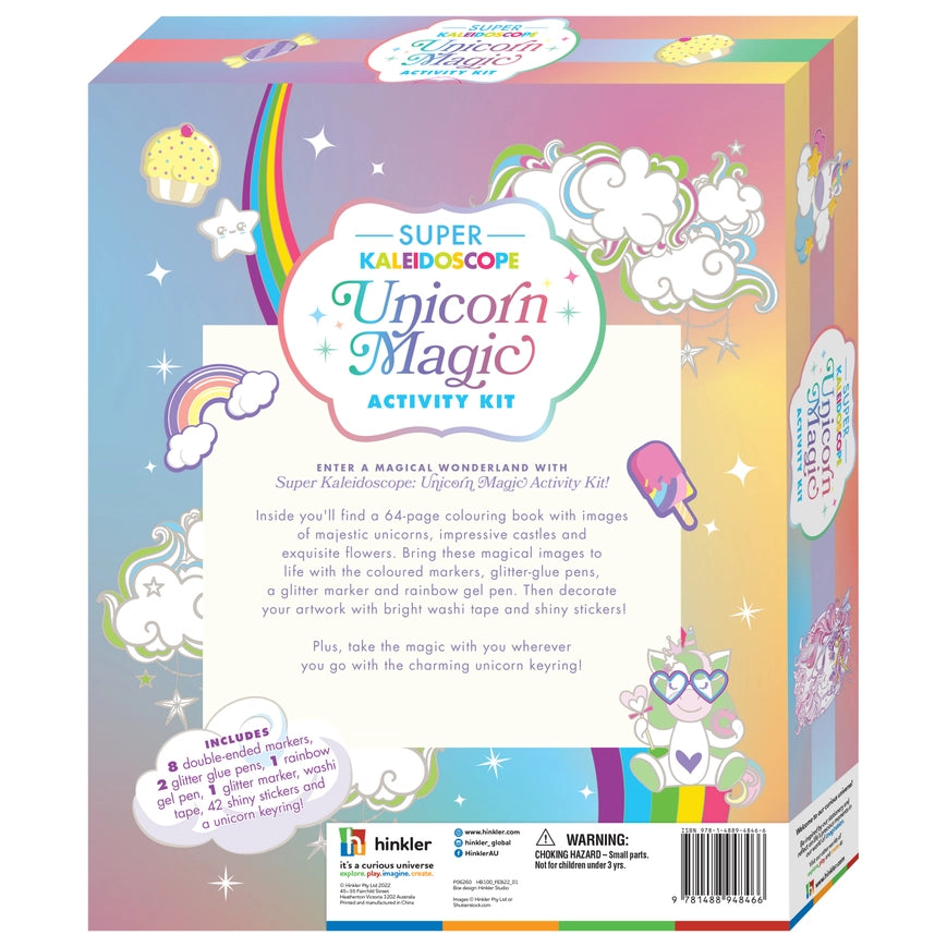 HINKLER SUPER KALEIDOSCOPE UNICORN MAGIC ACTIVITY KIT
