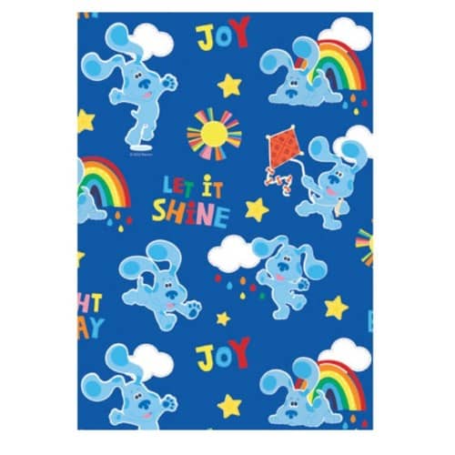 GIFT WRAP - BLUES CLUES RAINBOW