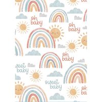 GIFT WRAP - BABY RAINBOW