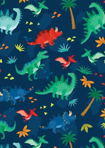 GIFT WRAP - DINOSAUR
