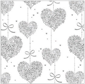 GIFT WRAP - WEDDING ENGAGEMENT HANGING HEARTS