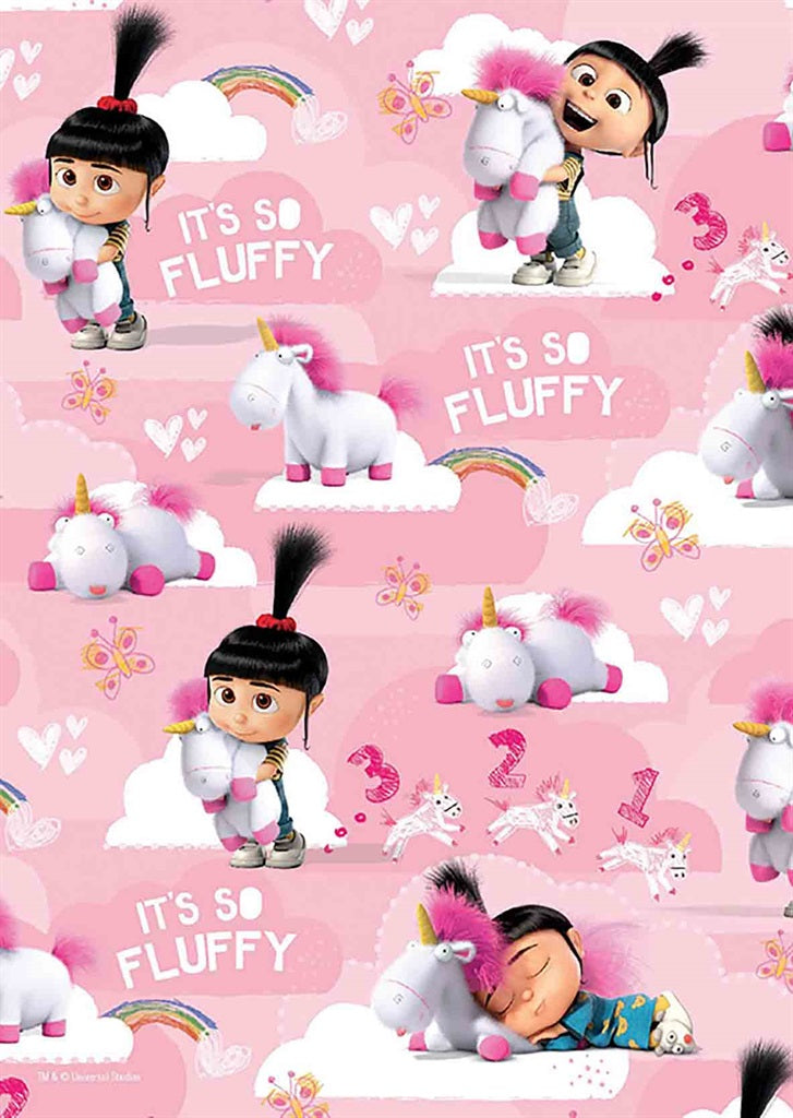 GIFT WRAP - MINIONS ITS SO FLUFFY