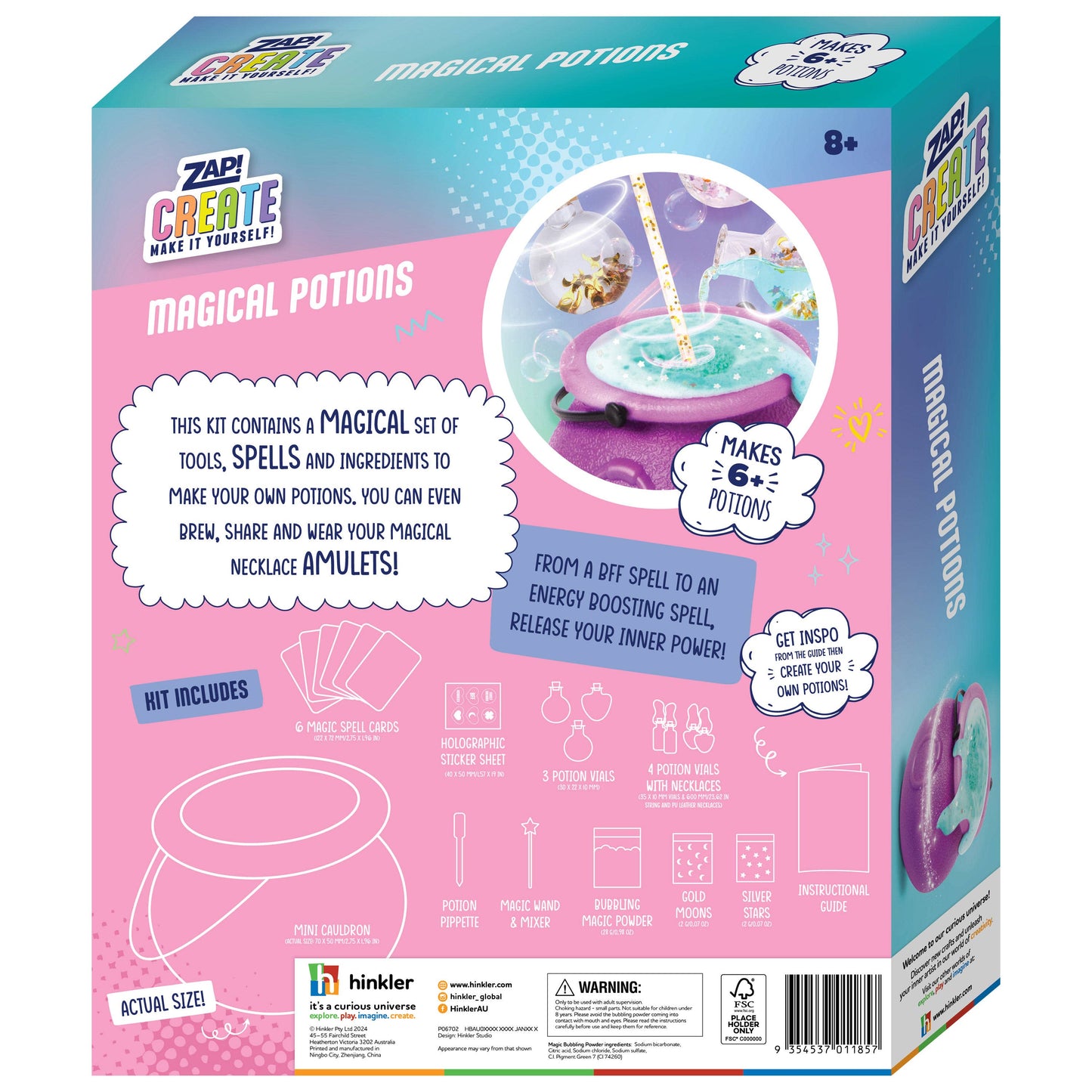 ZAP CREATE MAGICAL POTIONS KIT