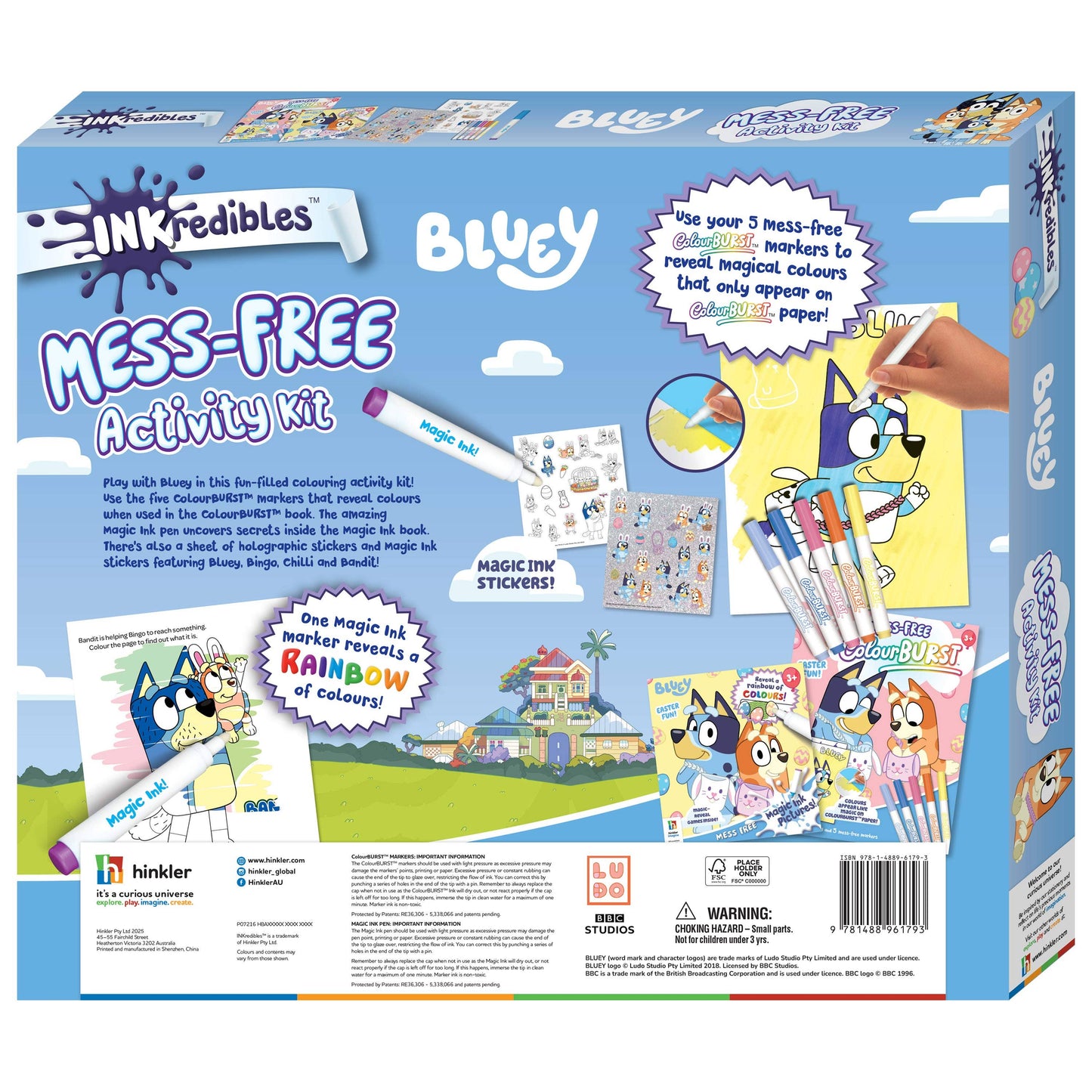 HINKLER INKREDIBLES ACTIVITY KIT BLUEY EASTER