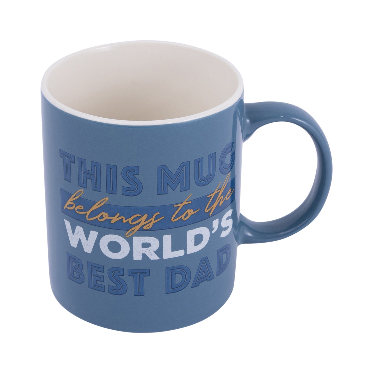 THIS MUG BELONGS TO THE WORLD'S BEST DAD COFFEE MUG