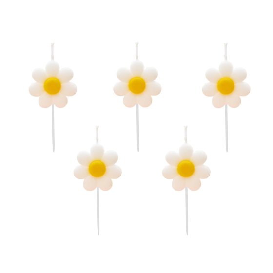 HOOTYBALLOO DAISY CANDLES - PACK OF 5