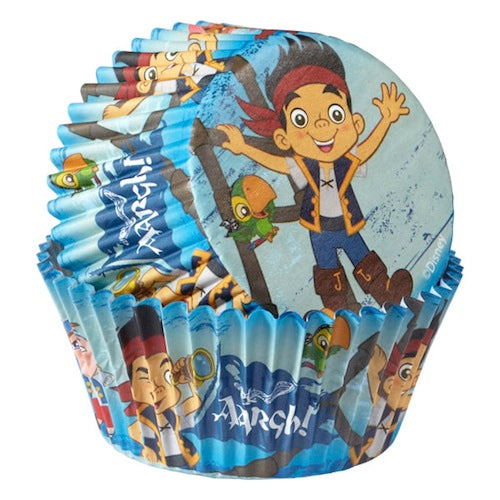 JAKE AND THE NEVER LAND PIRATES CUPCAKE BAKING CUPS - PACK OF 50