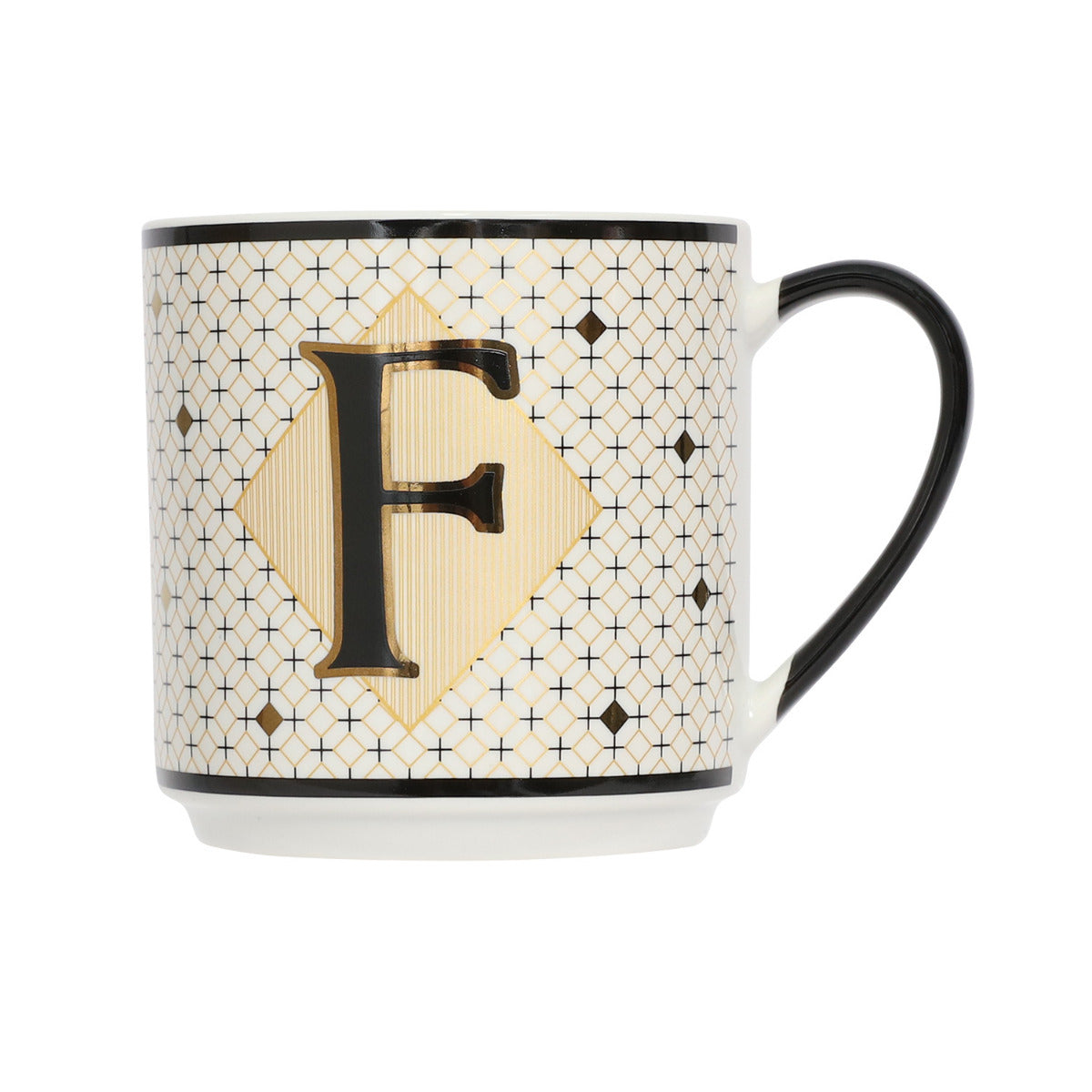 MONOGRAM MUG - LETTER F