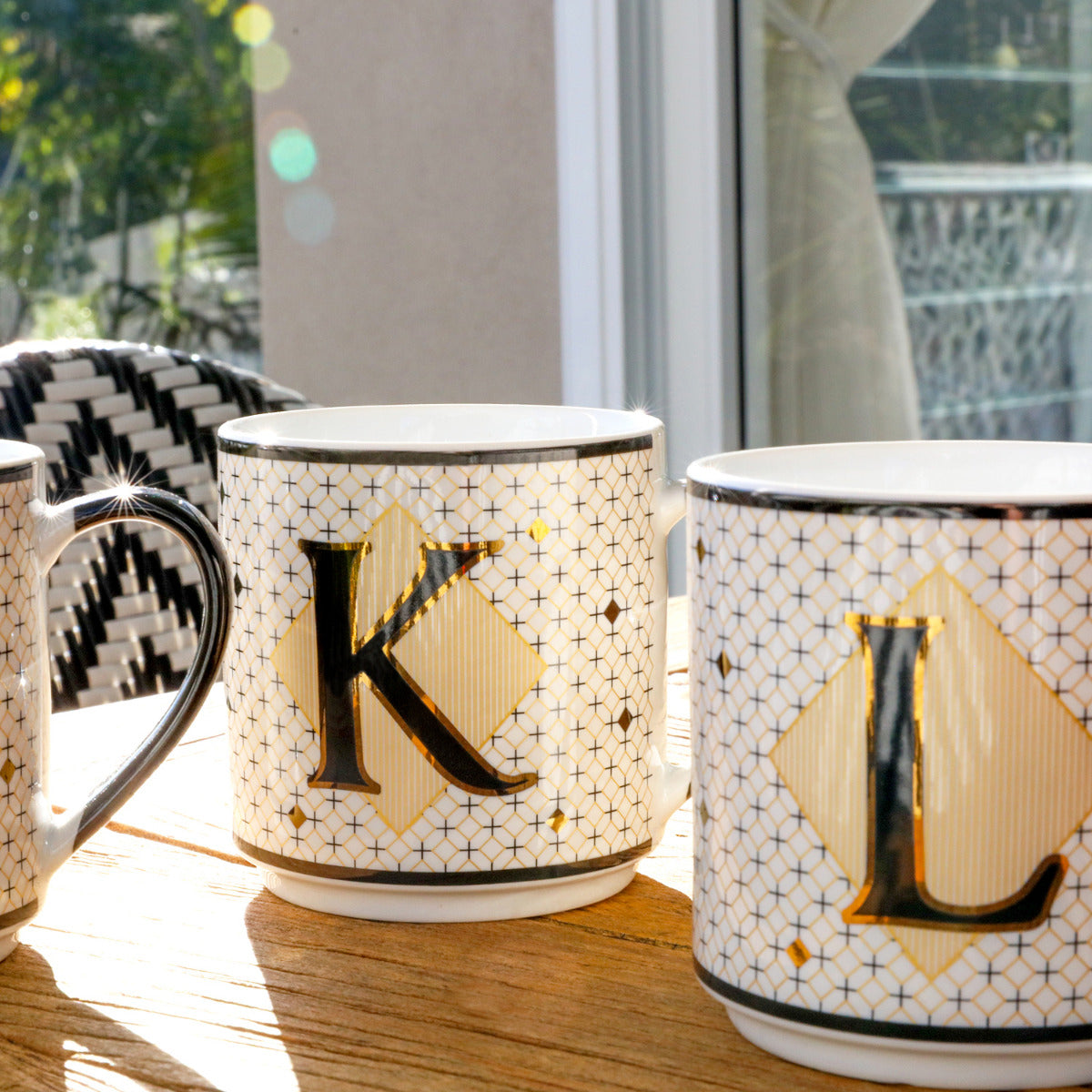 MONOGRAM MUG - LETTER K