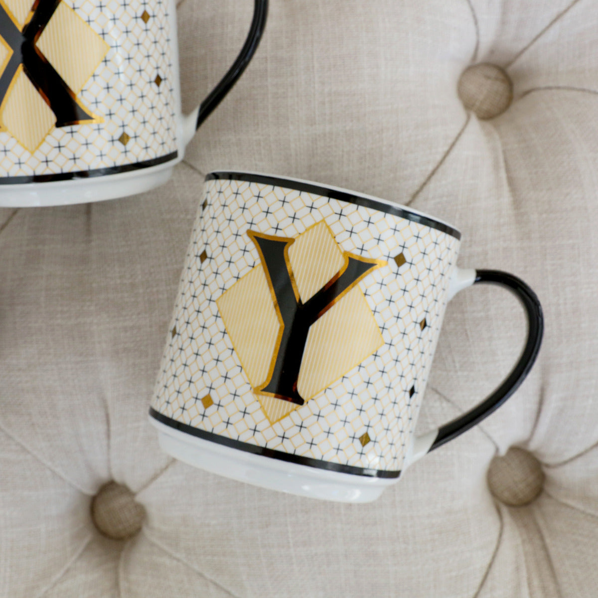 MONOGRAM MUG - LETTER Y