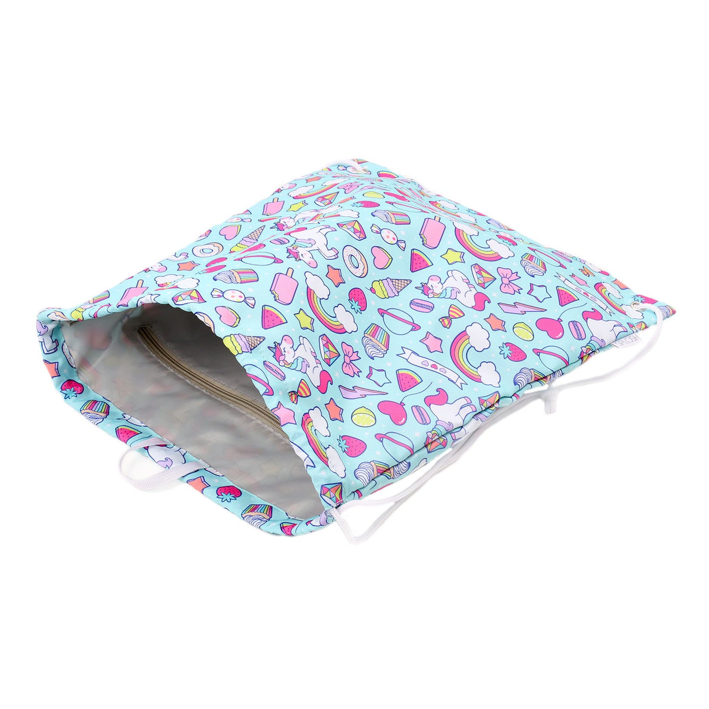 SPLOSH OUT & ABOUT DRAWSTRING BAG - RAINBOW