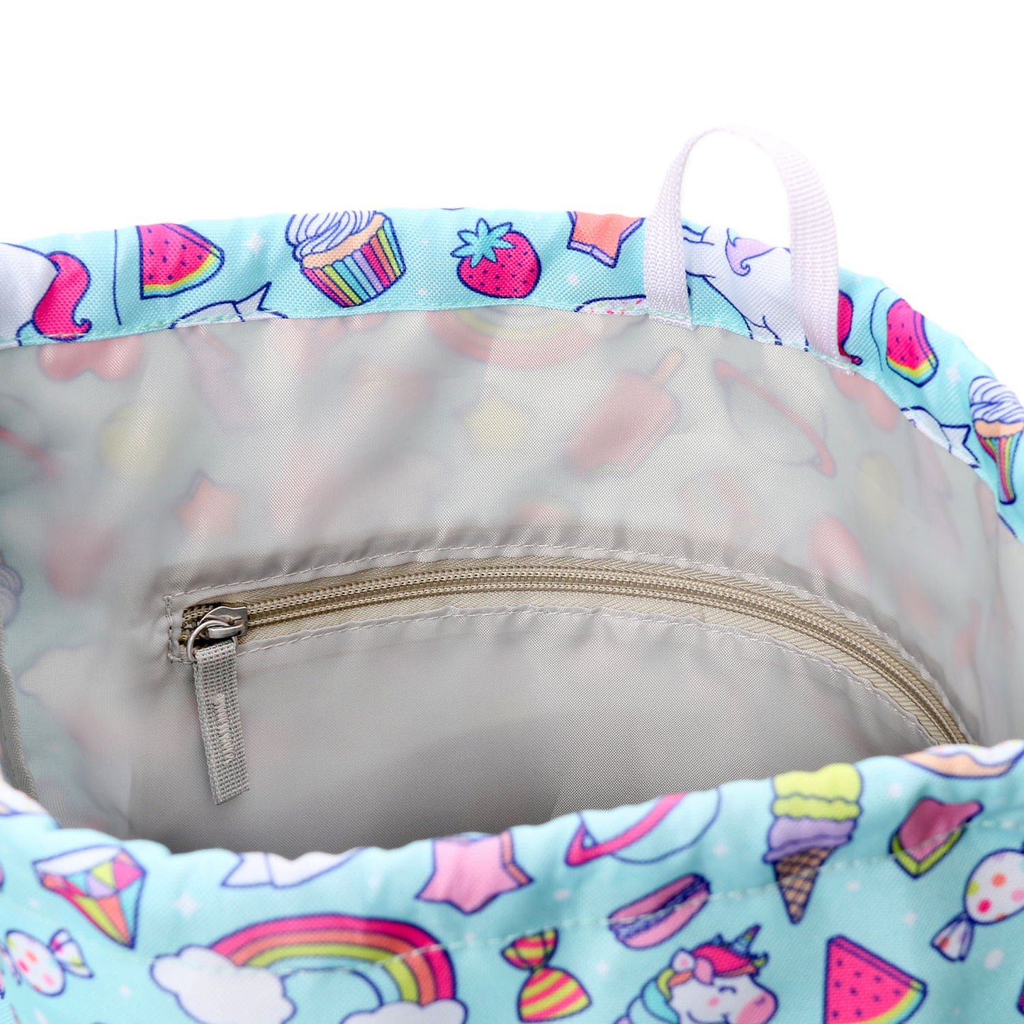 SPLOSH OUT & ABOUT DRAWSTRING BAG - RAINBOW