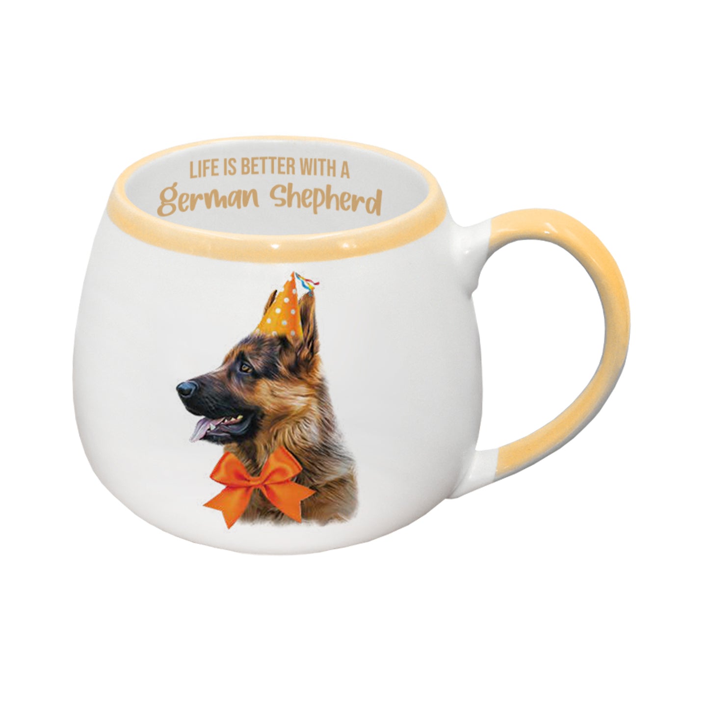 PAINTED PET GERMAN SHEPHERD MUG