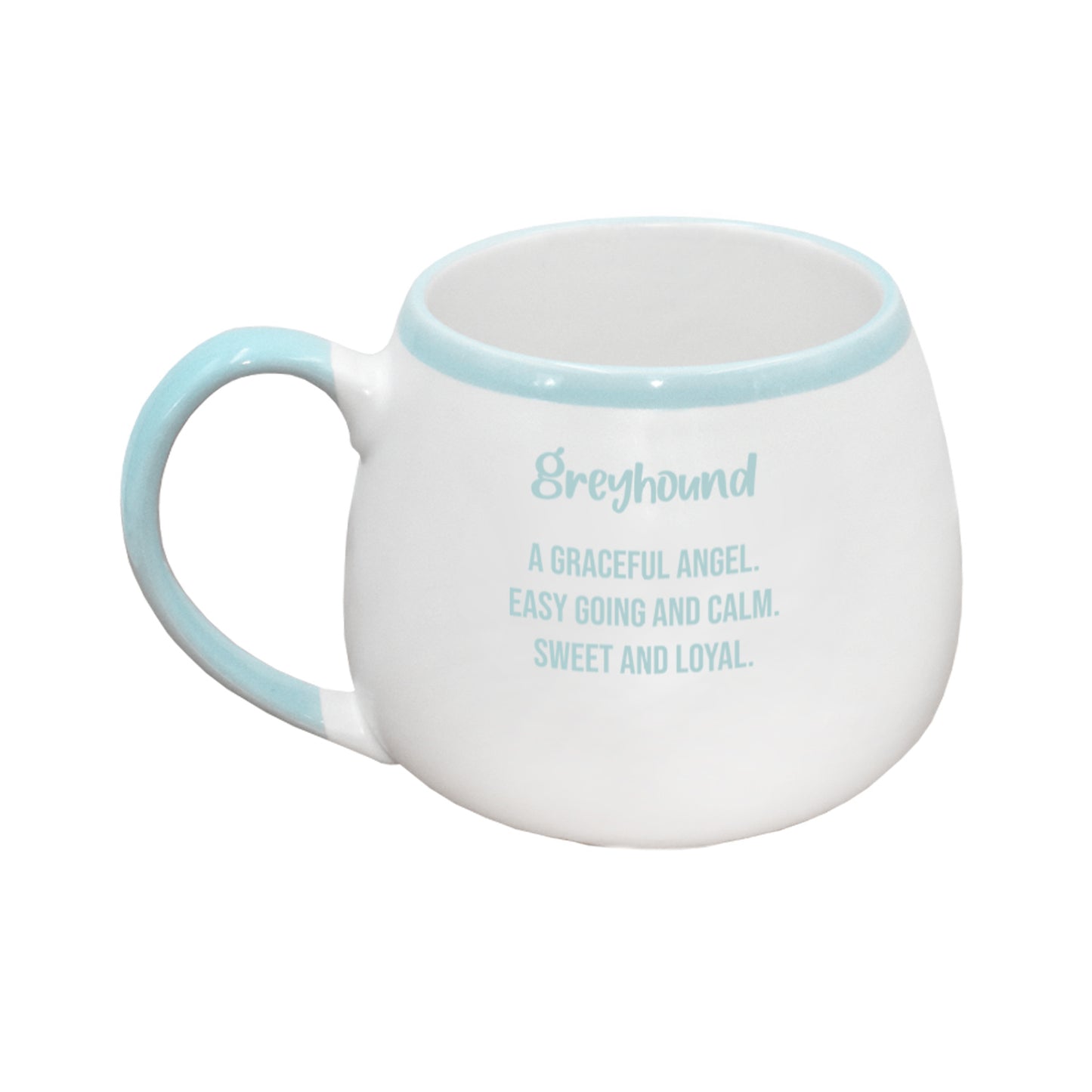 PAINTED PET GREYHOUND MUG