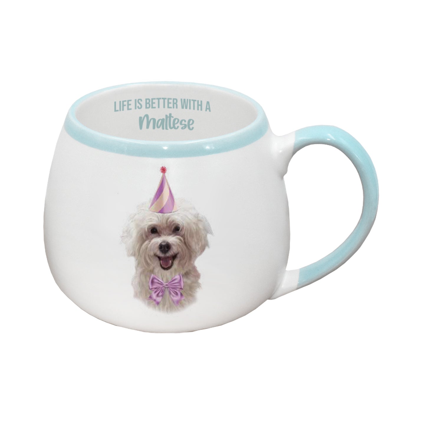 PAINTED PET MALTESE MUG