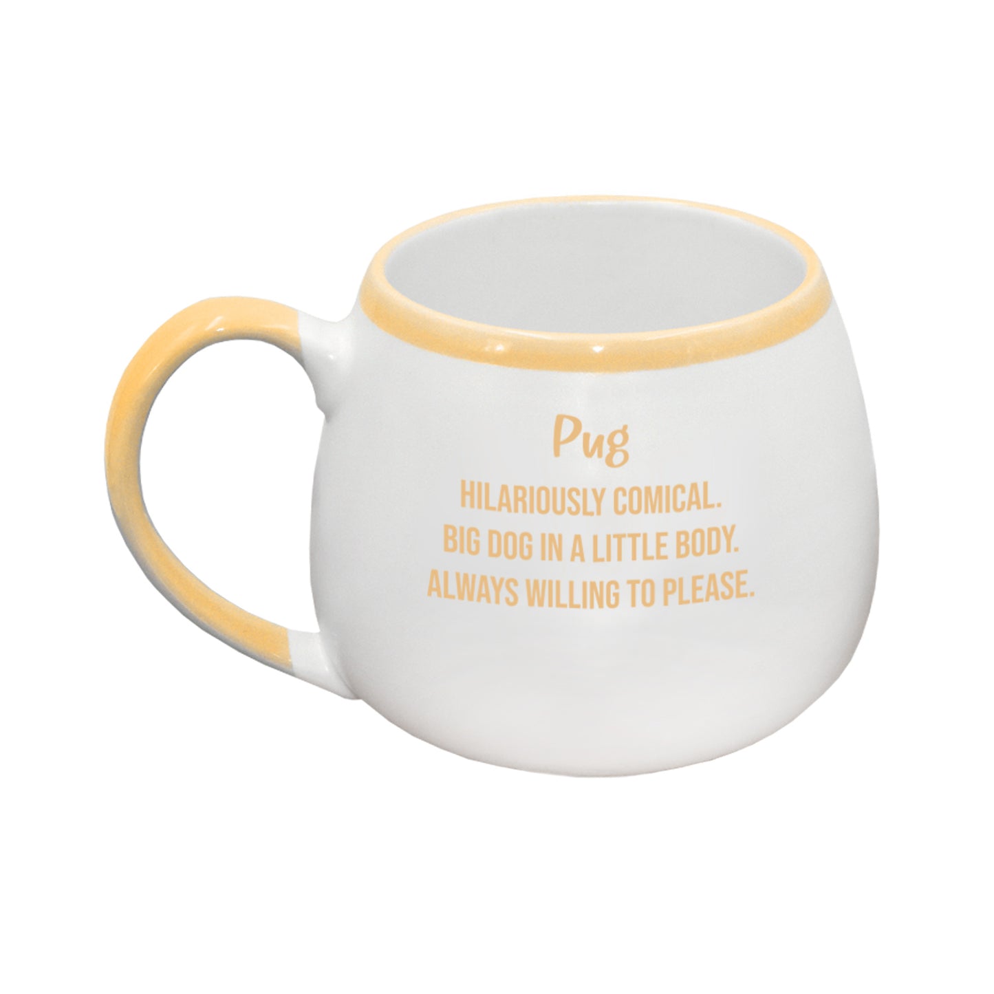 PAINTED PET PUG MUG
