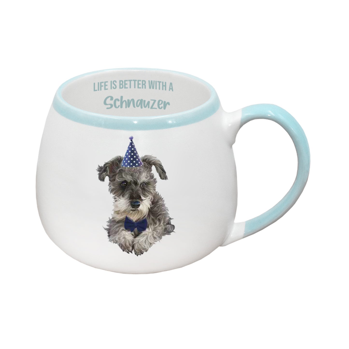 PAINTED PET SCHNAUZER MUG