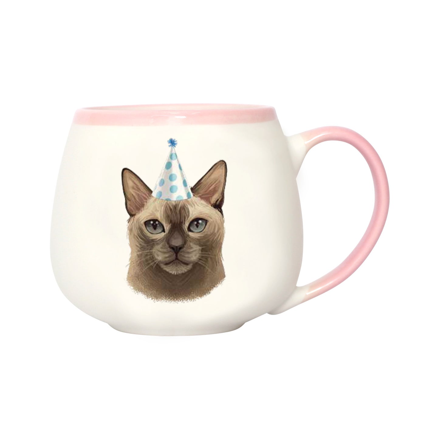 PAINTED PET BURMESE MUG