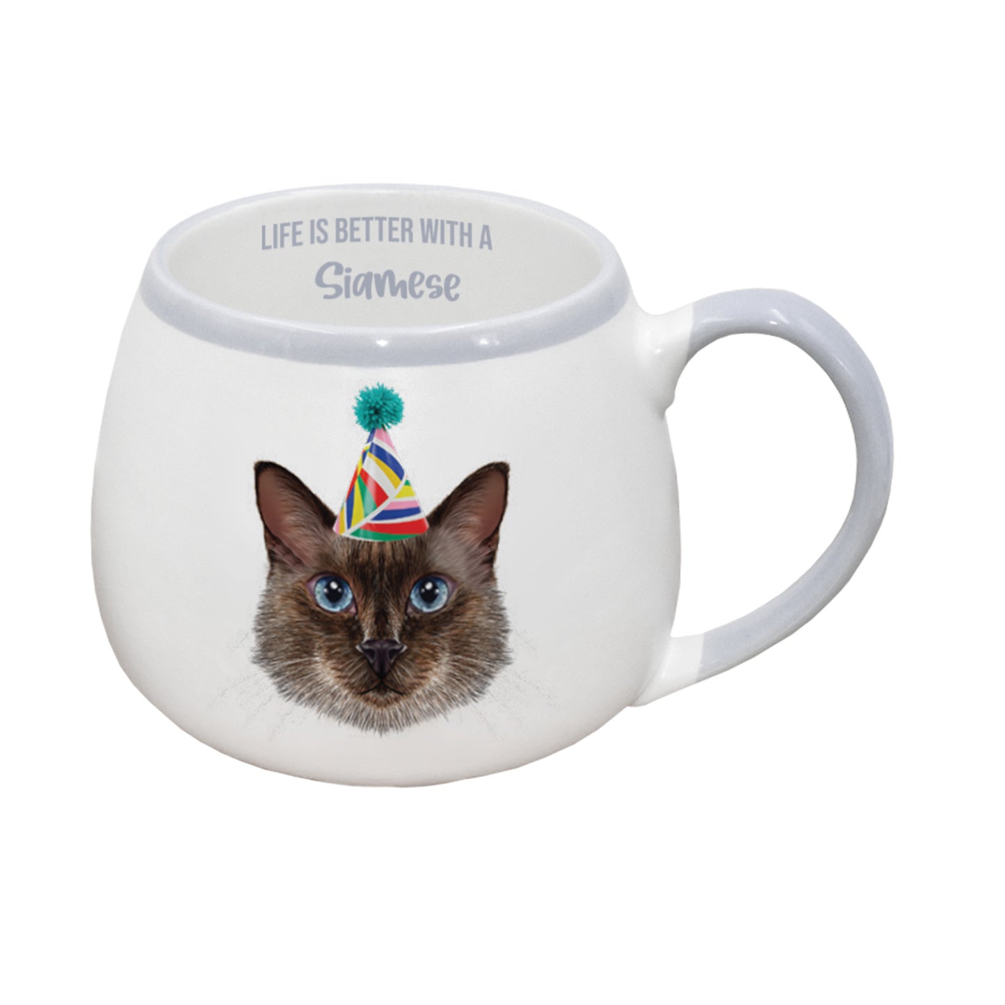 PAINTED PET SIAMESE MUG