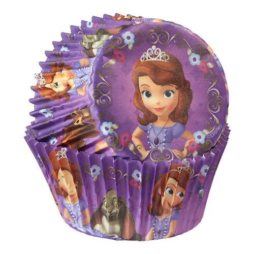 DISNEY SOFIA THE FIRST CUPCAKE BAKING CUPS - PACK OF 50