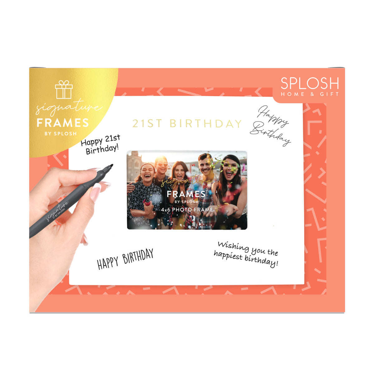 21ST BIRTHDAY SIGNATURE FRAME