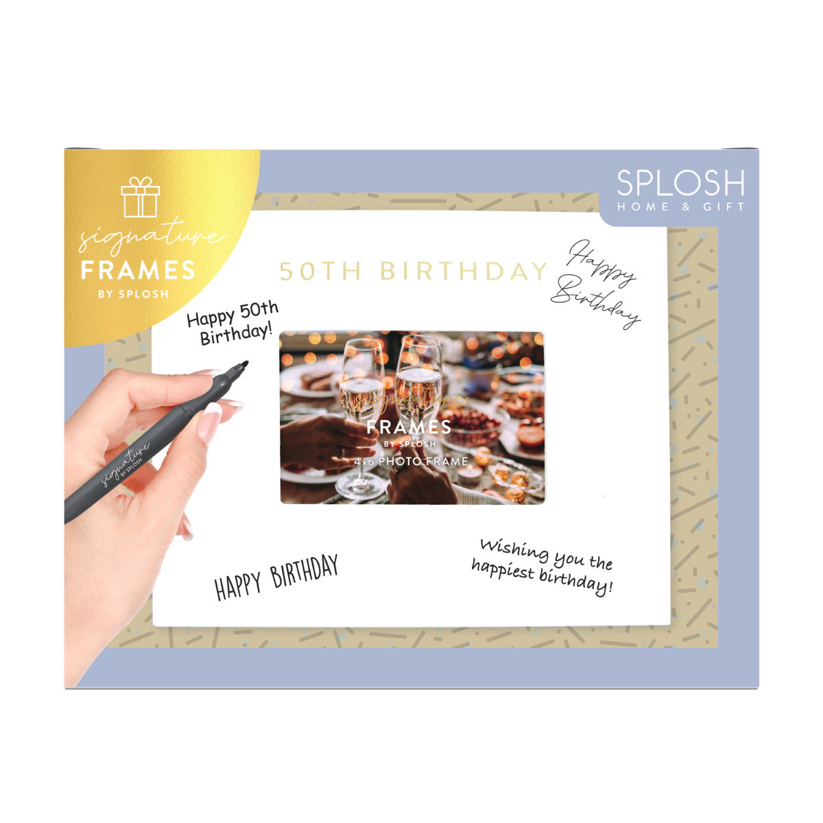 50TH BIRTHDAY SIGNATURE FRAME