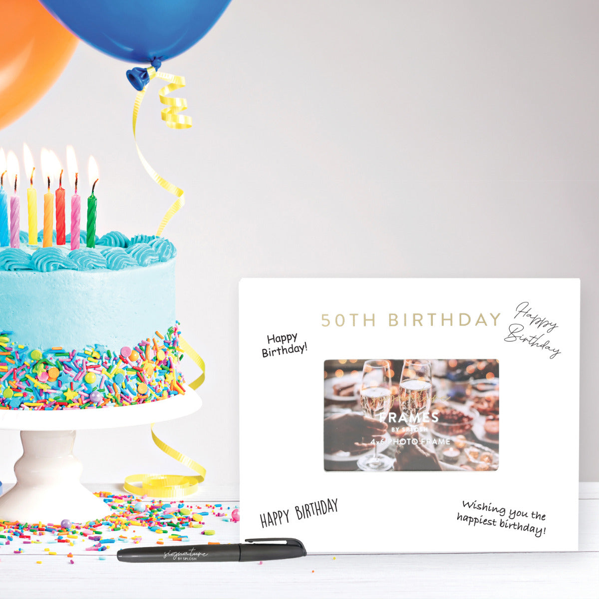 50TH BIRTHDAY SIGNATURE FRAME