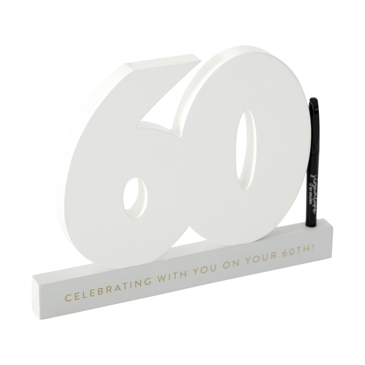 60TH BIRTHDAY SIGNATURE NUMBER