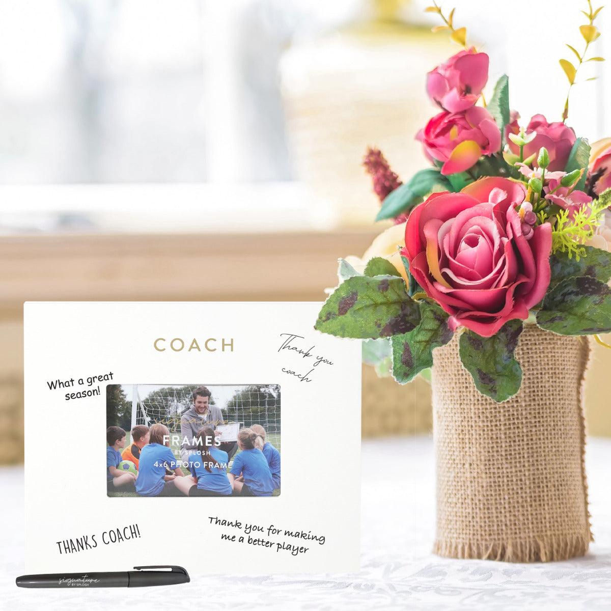COACH SIGNATURE FRAME