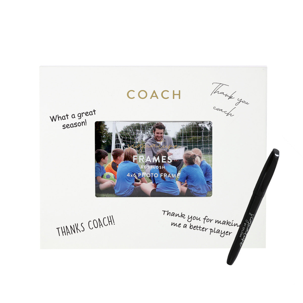 COACH SIGNATURE FRAME