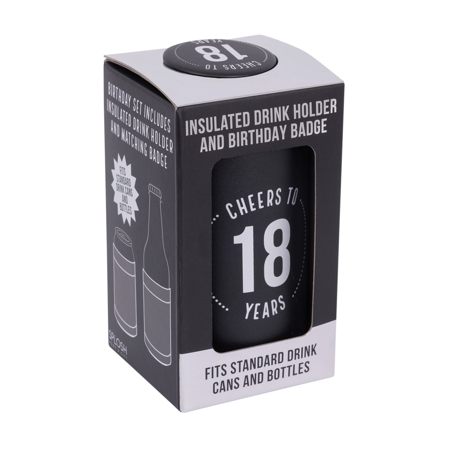 18TH INSULATED DRINK COOLER & BADGE SET