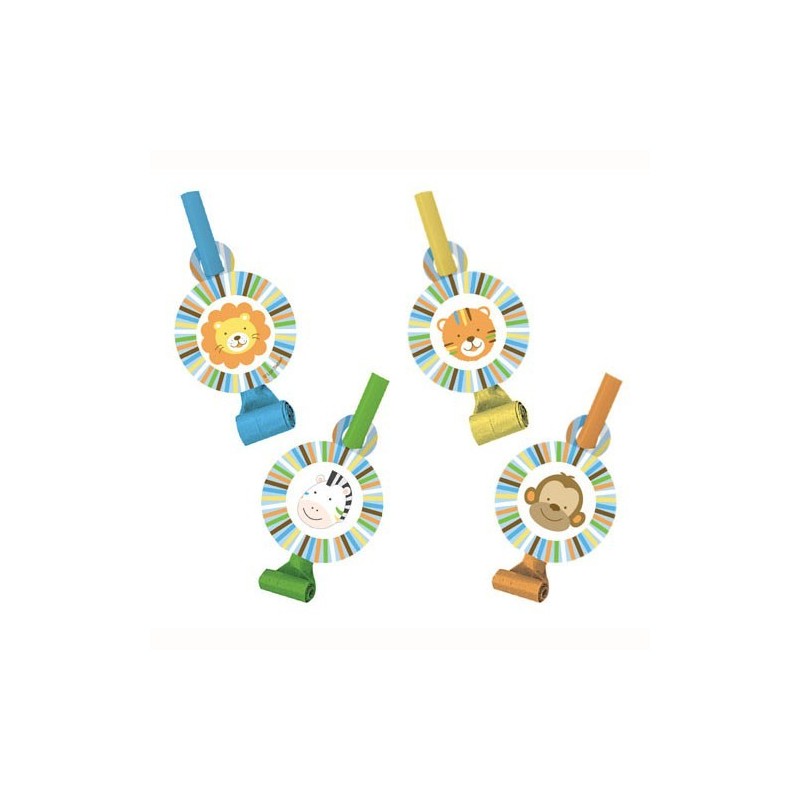 SWEET AT ONE BOY 1ST BIRTHDAY PARTY BLOWOUTS - PACK OF 8