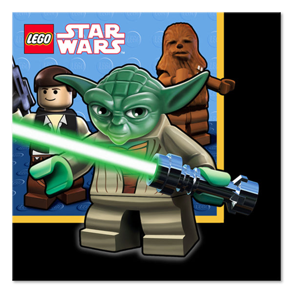 LEGO STAR WARS BEVERAGE NAPKINS - PACK OF 16