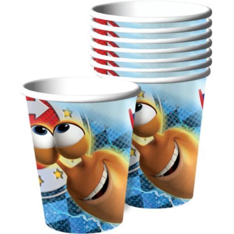 TURBO 266ML PAPER CUPS - PACK OF 8