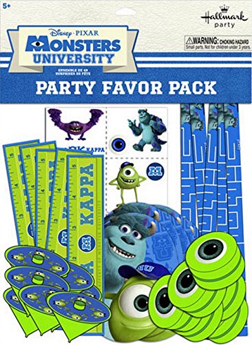 MONSTERS UNIVERSITY PARTY FAVOR PACK - 48 PARTY FAVORS