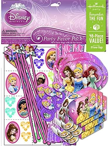 DISNEY PRINCESS PARTY FAVOR PACK - 48 PARTY FAVORS