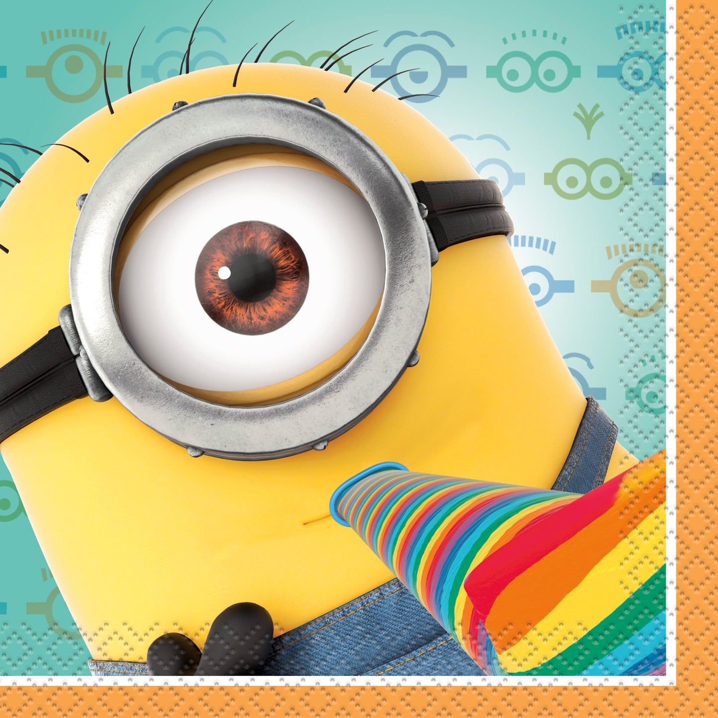 DESPICABLE ME MINIONS BEVERAGE NAPKINS - PACK OF 16