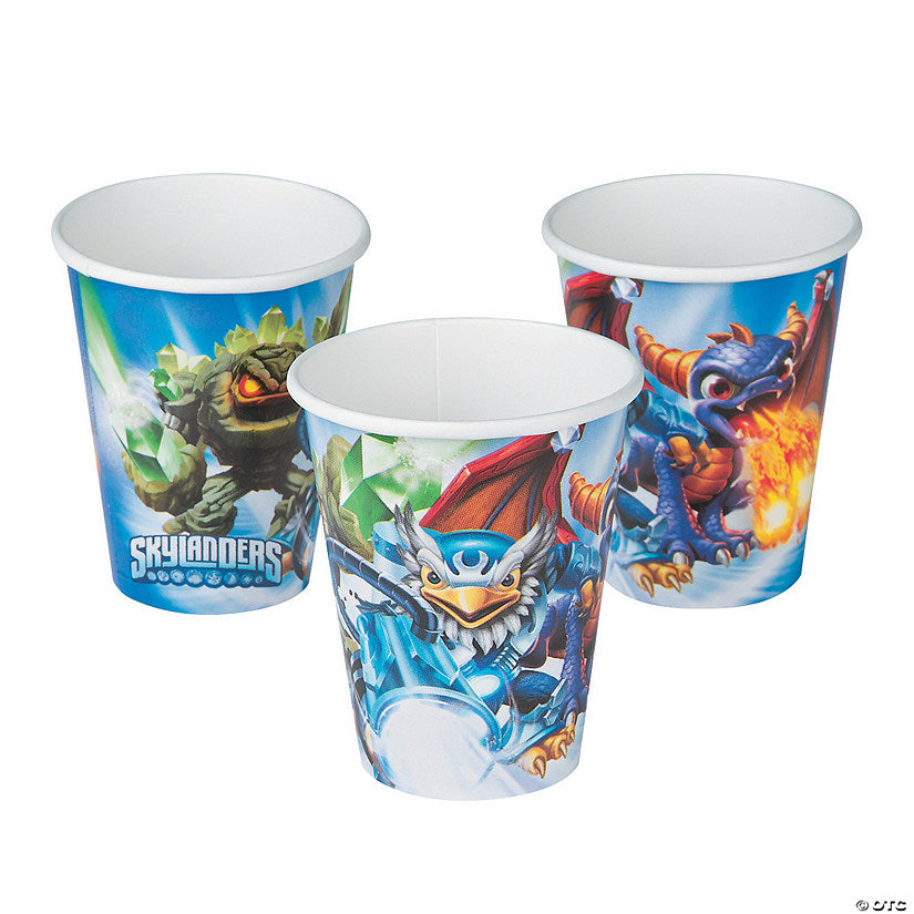 SKYLANDERS 266ML PAPER CUPS - PACK OF 8