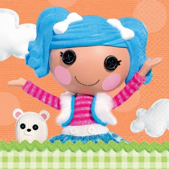 LALALOOPSY BEVERAGE NAPKINS - PACK OF 16