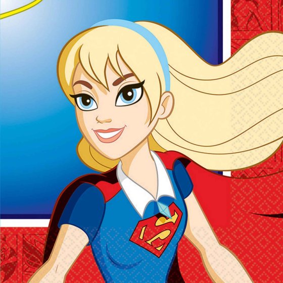 DC SUPER HERO GIRLS BEVERAGE NAPKINS - PACK OF 16