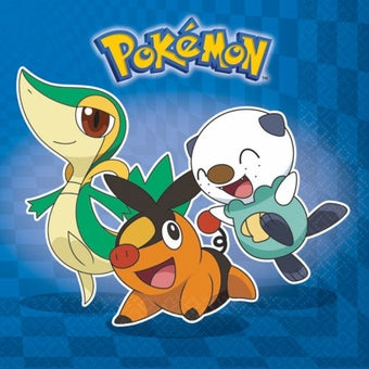 POKEMON BEVERAGE NAPKINS - PACK OF 16