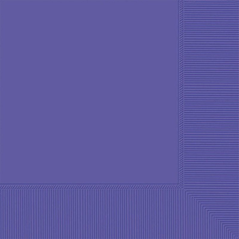 PURPLE LUNCH NAPKINS - PACK OF 20