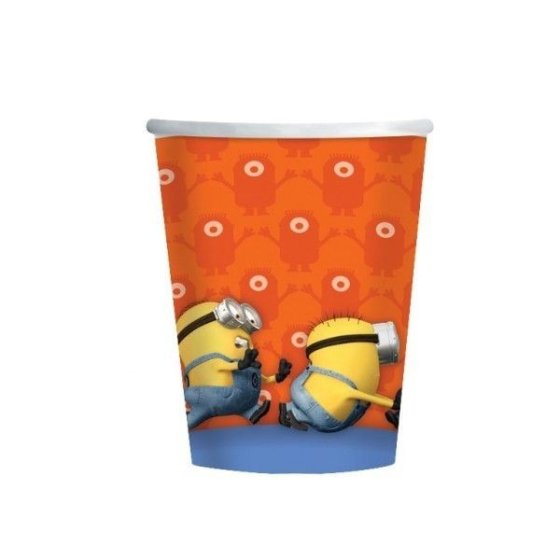 DESPICABLE ME MINIONS 266ML CUPS - PACK OF 8