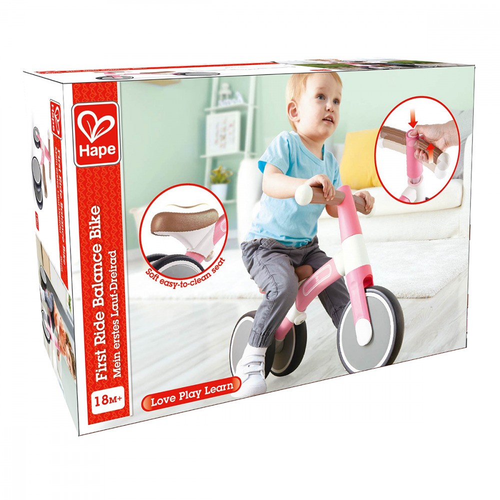 HAPE FIRST RIDE BALANCE BIKE PINK