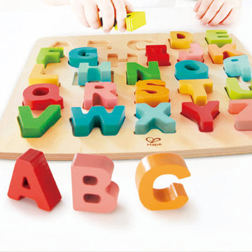 HAPE CHUNKY ALPHABET PUZZLE - CAPITAL LETTERS