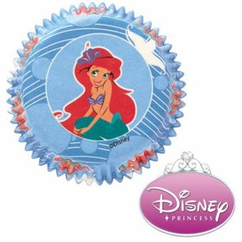 DISNEY LITTLE MERMAID CUPCAKE BAKING CUPS - PACK OF 50