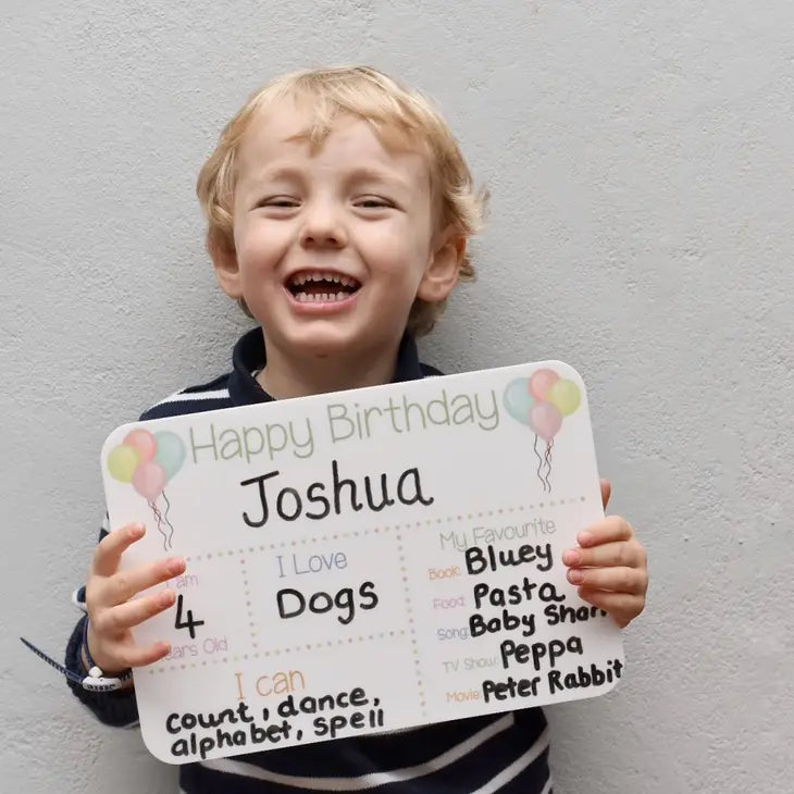 HAPPY BIRTHDAY BOARD - BALLOONS