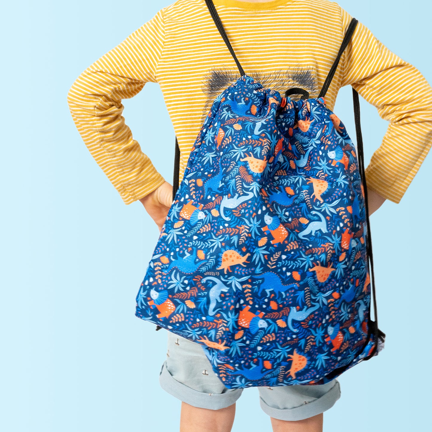 SPLOSH OUT & ABOUT DRAWSTRING BAG - DINOSAUR