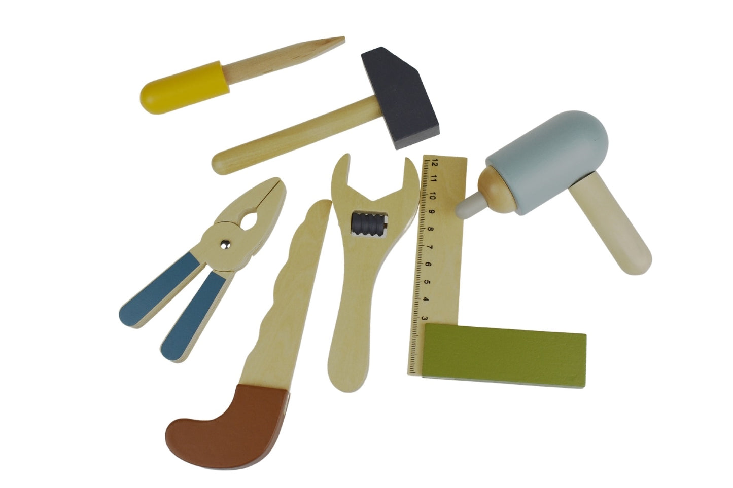 KAPER KIDZ WOODEN KIDS TOOL BOX